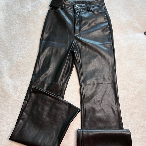 Flare Leg leather pant - Picture 2 of 7